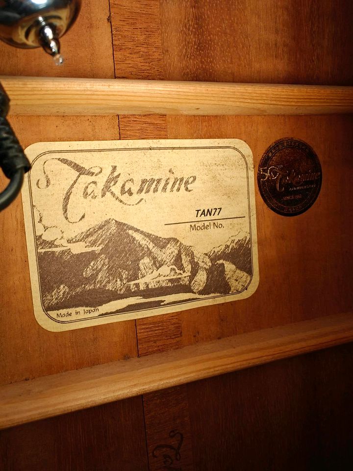 Takamine TAN77 (Cedar/Koa - vollmassiv) neue Bünde!